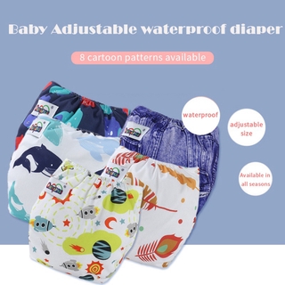 Baby Infant Reusable Breathable Washable Cloth Diaper Kids Cartoon Nappy Cover Diapers