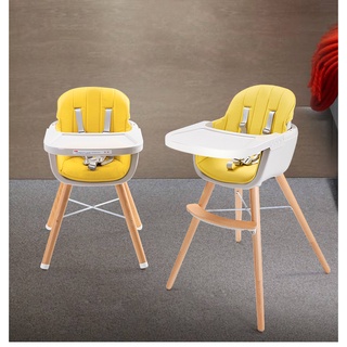 Wooden Baby dining chair Children's high chair baby eating dinner table feeding chair seat
