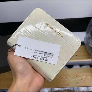 Charles and Keith Croc Chunky Bifold wallet