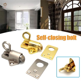 Automatic Spring Loaded Latch Zinc Alloy Security Gate Door Lock for Doors Cabinets Drawers Windows