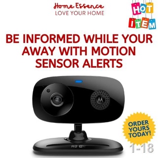 ✠℡Motorola Focus66 Baby Home Pet Monitor WIFI HD Motion Sensor Infrared Temp Display IP Camera CCTV