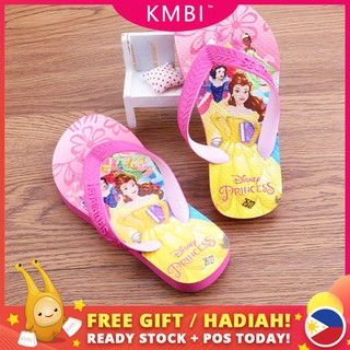KMBI girls Hello kitty Sofia Frozen princess Cartoon Slippers for kids girls
