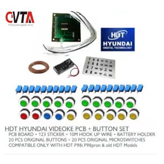 PCB Remote + Button Set For Videoke Machine HDT