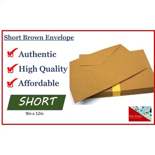 giftShort Brown Envelope / 50pcs