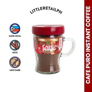 Cafe Puro Instant Coffee In Regency Cup 50g for Keto and Low Carb