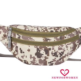 NFW-Fanny Pack, Large Capacity Camouflage Print Waist Hip Bag with Adjustable Belt (1)