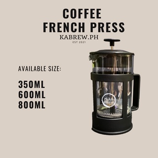 350ml/600ml/800ml Coffee French Press (BLACK)