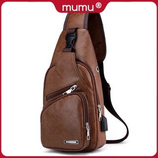Mumu #7003 On Sale Mens Chest Cross Body Unisex Bag Sling Bags (1)