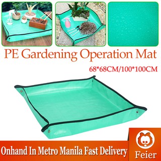 【Ready stock】Gardening Operation Mat Foldable Succulents Transplanting Repotting Plant Pad Waterproo