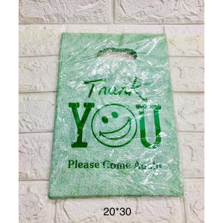 Gift & Wrapping﹍☌✠Thank You Smiley Printed Plastic Bags High Quality Gift Ideas Shopping Bag 100pcs