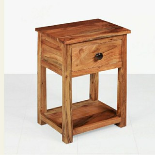 Bedside Table with Drawer | 14" x 12" x 24"