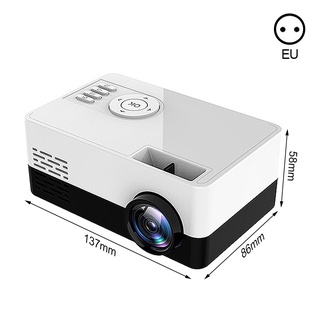 Mini LED Projector 320x240 Pixels Supports 1080P HDMI-Compatible USB Mini Beamer Home Media Player Kids Gift
