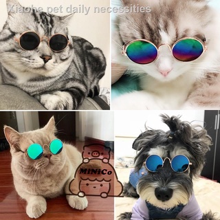 ☁MiNiCo~Pet Sunglasses Teddy Cat Glasses Pet Cool Fashion Accessories Eye Protection (2)
