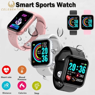 【Ready Stock】Smart Watch Y68 Waterproof Bluetooth Sport SmartWatch Fitness Tracker Wristband for Men Women Pedometer heart rate Smart Band Bracelet
