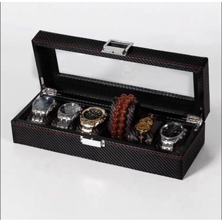 ✾✽▬[LOCAL SELLER] [TSG65] 6/12 Slots Glass Window Watch Storage Box / Watch Storage Holder / Watch B