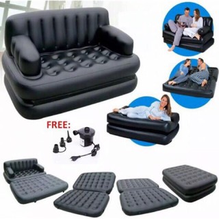 Bestway 5 in1 Inflatable Sofa Air Bed with Electric Air Pump