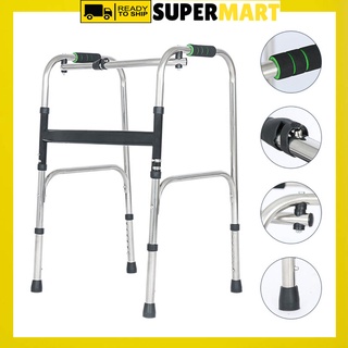 Adult Walker Aluminum Adjustable Lightweight Foldable without wheels (A026)