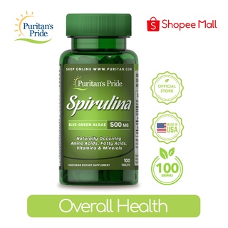 Puritan's Pride Spirulina 500 mg 100 tablets (1)