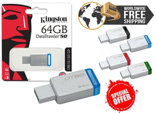 Kingston DT50 64GB USB 3.1/3.0/2.0 Flash Drive High Quality Thumb Stick Memory (1)
