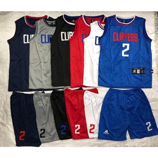 About 3 to 11 years old /NBA JERSEY CLIPPERS 2 KIDS TERNO Children's SETS basketball suit