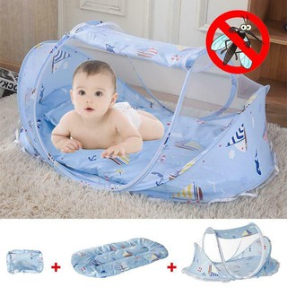 Baby Mosquito Net Comfortable Bed with Pillow Folding Mosquito Net High Quality