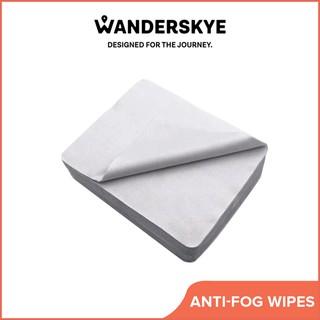 Wanderskye Anti-Fog Wipes for Face Shield & Eye Glasses