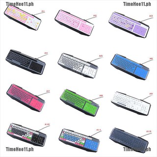 【TimeHee11】1PC colorful silicone universal desktop computer keyboard cover ski