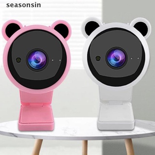 sea Cute Panda 1080P HD Webcam Web Camera Built-in Microphone Auto Focus Webcam .