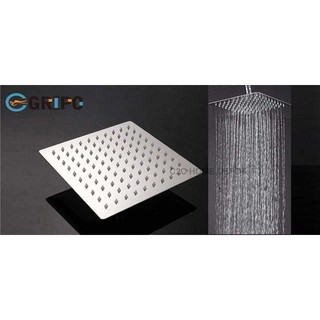 GRIPO 304 stainless square rain shower head 8 inch (GR6800)