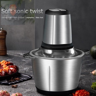 ✹Meat grinder 2L capacity kitchen meat grinder stainless steel multifunctional electric mixer 250W