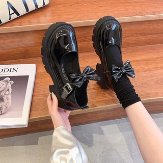 You Met Lolita Japanese Mary Jane Shoes Hidden Heel College (1)