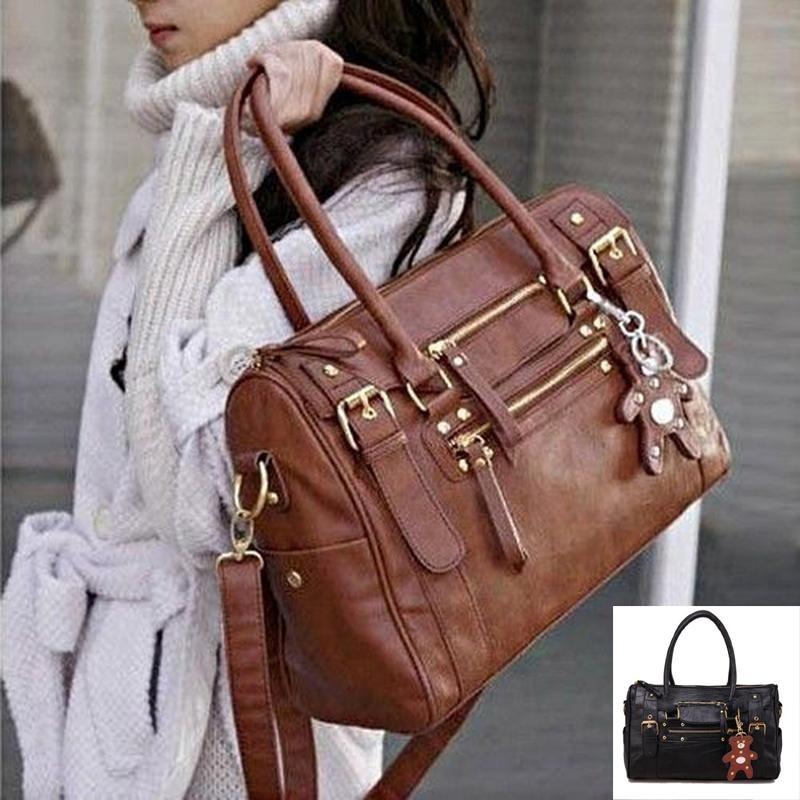 Women PU Leather Handbag Shoulder Messneger Bag Satchel bag