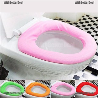 1Pc Soft Washable Toilet Seat Pad Lid Top Cover Closestool Bathroom Warmer [BETTERPH]