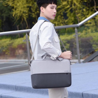 1Pc Office Laptop Bag Computer Shoulder Bag Portable Business Handbag Briefcase
