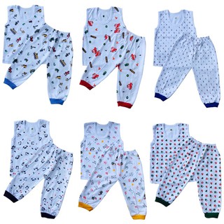 White Pajama Sando for Kids 100% Cotton! Mall Quality! Arbens Brand!