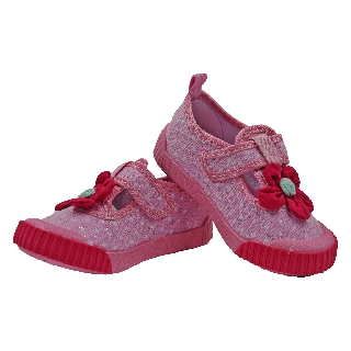 Enfant Baby Toddler Girl Ballet Velcro Rubber Shoes Lightweight Pink
