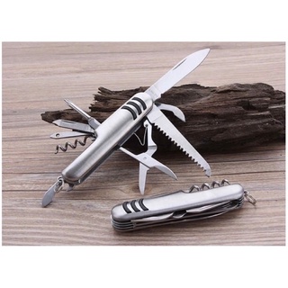 11 In 1 Multi-function Swiss Knife Folding Outdoor Hunting Knife Army Pocket Travel Camping Kit