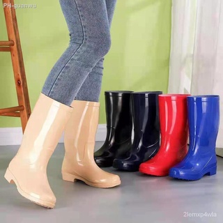 ۞Glossy Rain Boots for women