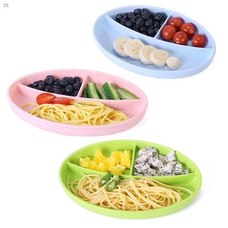 Ang bagong❐Bollie Baby Tylo Silicone Feeding Plate and Set for Baby (BPA Free)