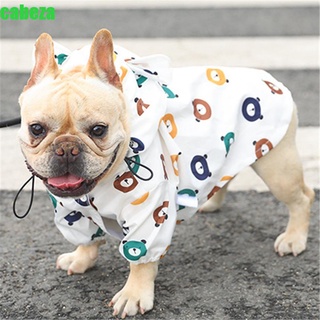 ℗CABEZA Welsh Corgi Dog Clothes Bichon Pet Products Dog Raincoat Waterproof Clothing Outdoor French (1)