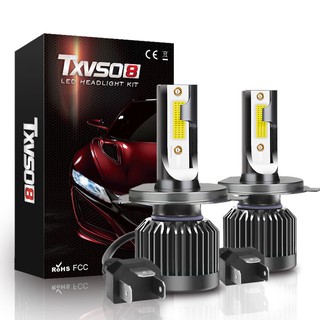 TXVSO8 G2 2PCS Car Headlights H4 LED Light for Car LED Bulb LED Headlight H4 LED Car Light Bulb