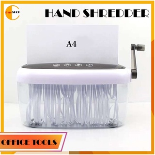 【Ready Stock】◆♕♀A4,A5 Manual Paper Cut Shredder for Office Home School Paper Shredder (Black)
