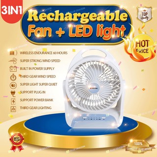 Sofitec 6'' AC/DC Operated Rechargeable Fan SEF-9018-6