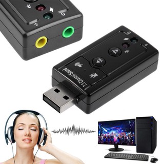 COD USB External 7.1 Channel CH Virtual Audio Sound Card Adapter
