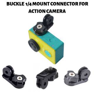 1 / 4 Connector Mount Adapter Mount Adapter For Xiaomi Yi Gopro Action Camera