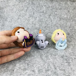 ▥Capsule ToysElsa Frozen Princess Elsa Anna Snow Treasure Cartoon Handmade Toy Doll Decoration Blind