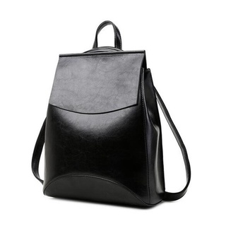 XD.Store 2020New Backpack Women's Genuine Leather Korean Style Fashionable Casual College Style Scho
