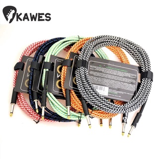 KAWES 3 M 6 M 10 M Guitar Cable Bass Electric Box Audio Cable Guitar Audio Cable Electric Guitar Cab