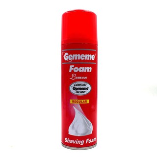 Gememe shaving foam 200g fresh lemon facial manual shaving foam men's beard soft foam (1)