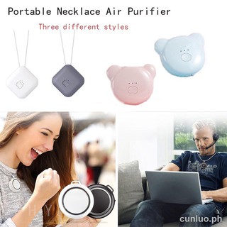 air purifier ✺READY!! wearable purifier Portable Necklace Air Remove Formaldehyde PM2.5 Anion Freshener mini